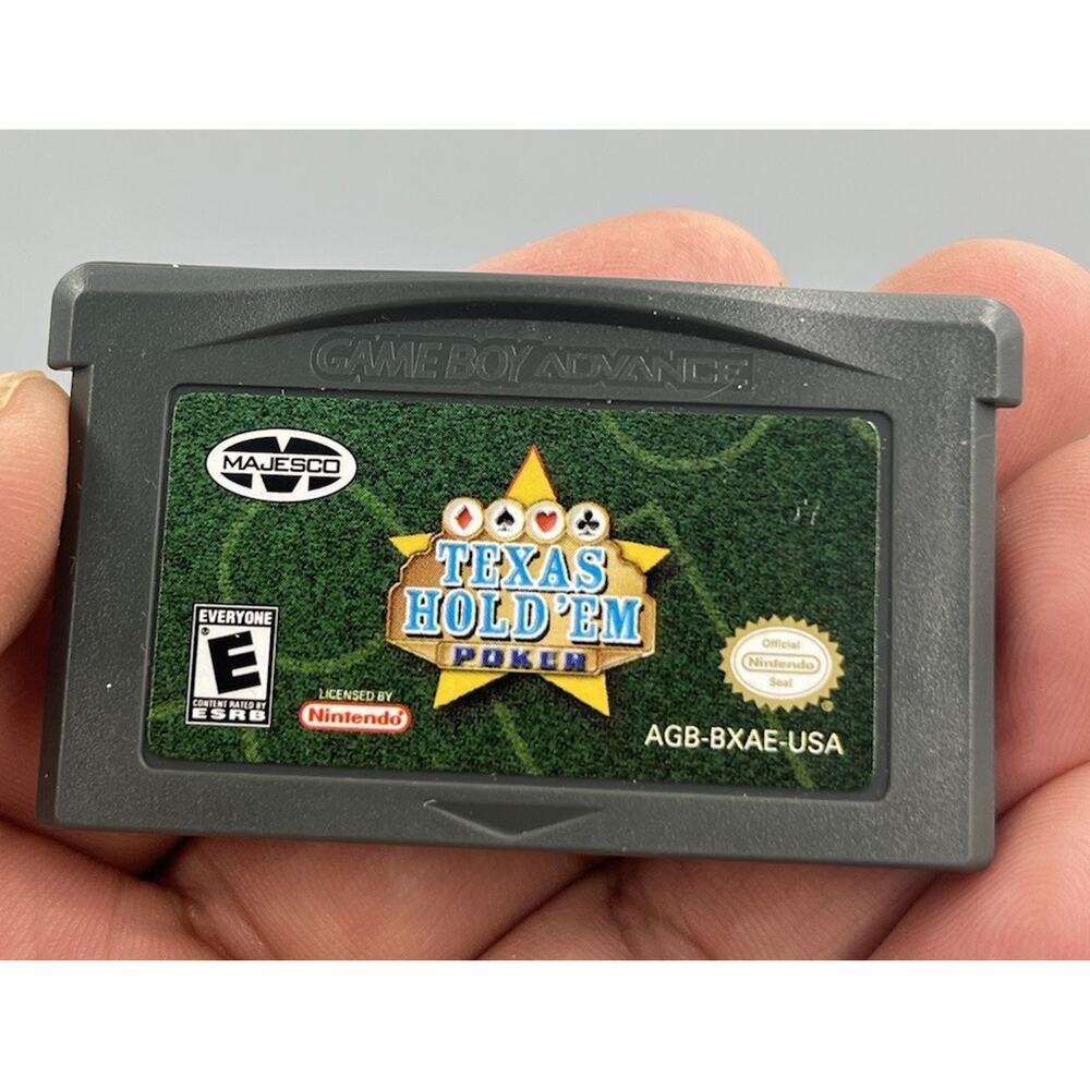 Gameboy Advance Game Texas Hold Em Poker tested works
